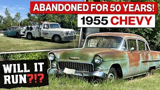 1955 Chevrolet Abandoned For 50 Years Will It Run [upl. by Salba]