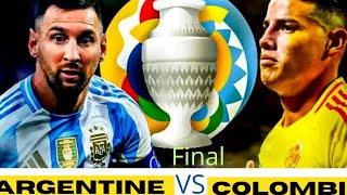 Argentine VS ColombieFinal Coopa América 2024 USA [upl. by Puklich]