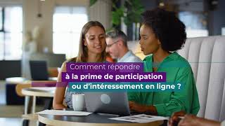 Je réponds à ma participation ou mon intéressement en ligne [upl. by Avid]