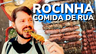 FAVELA DA ROCINHA COMO VOCÊ NUNCA VIU  COMIDA DE RUA [upl. by Nawor658]