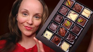 ASMR TASTE TEST DELUXE MIT VEGANEN PRALINEN 👑 Mic Brushing Eating Sounds Tapping amp Knistern👌🏽 [upl. by Cletus]