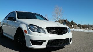 Heres Why The 2012 Mercedes C63 AMG Is The CRAZIEST Car You Can buy For 35000  Review [upl. by Adnilemre]