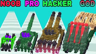 NOOB vs PRO vs HACKER vs GOD in Human Vehicle New Update  All levels 200 [upl. by Wilfred950]