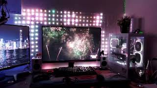 SignalRGB Desk Setup with Twinkly lights  no audio because DMCA sucks [upl. by Liuqnoj442]