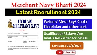 Sealane Maritime Academy Recruitment 2024Navy Recruitment 2024Apply Online [upl. by Akirdna691]