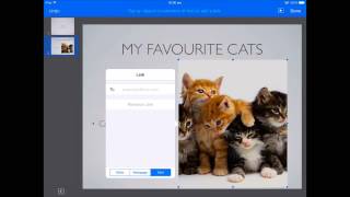 Inserting Links into Keynote for the iPad [upl. by Dana]
