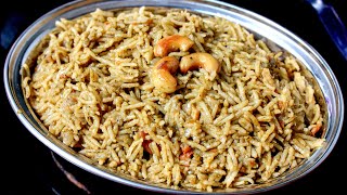 குக்கரில் புதினா சாதம் செய்வது எப்படி Pudina rice in Cooker tamil  Pudina pulav  Pudina satham [upl. by Annaxor260]