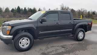 sold2008 CHEVROLET COLORADO CREW CAB Z71 4X4 LT TRIM 112K BLACK FOR SALE CALL 8555078520 [upl. by Akenet]