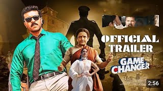 GAME ÇHANGER OFFICIAL TRAILER IN TELUGURAMCHARANSHANKAR [upl. by Gnuy]