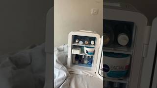 Acomodando mi skincare en mi nuevo refrigerador mini🧴🫧 skincare refrigeradormini skincarefridge [upl. by Henrique]