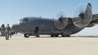 HC130J Combat King II on the Flight Line HD [upl. by Hannahoj]