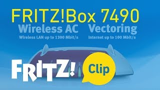 FRITZ Clip – FRITZBox 7490  najlepszy model do korzystania z Internetu telefonii i multimediów [upl. by Dewhurst]