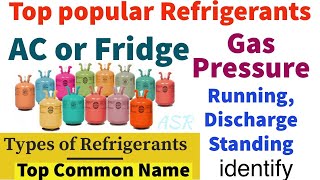 Which type Refrigerant More used AC or Fridge 4103222134600 gas pressure identify video For Lear [upl. by Asyram350]