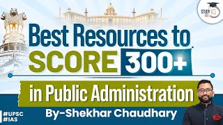 What are the Best Resources to score 300 in UPSC Public Administration  Complete Details StudyIQ [upl. by Jacqui]