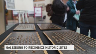 City of Galesburg dedicating four locations as historic landmarks [upl. by Dlanar]