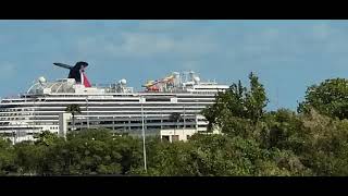 2022 Cruise Ships Scenery Scenic Drive Theyre Cape Cornaval near Cocoa Beach Atlantic ocean [upl. by Twitt]