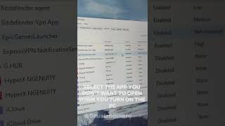 ✔️ Desactivar programas de inicio Windows 10 fypシ゚viral fyp fypシ Windows [upl. by Jerrol]