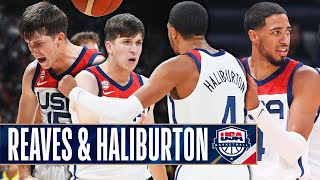 Austin Reaves amp Tyrese Haliburtons Best USAB Showcase Moments [upl. by Steel]