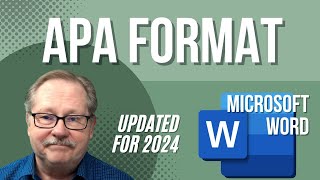 Make an APA Template in Microsoft Word [upl. by Ailil]