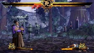 The famous Yagyu Shinkageryu sword catching technique SAMURAI SHODOWN 2019 [upl. by Onailime]