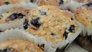 Blueberry Lemon Poppy Seed Muffins [upl. by Kylila]