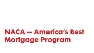 NACA Program Explained The Best Mortgage Option for Homebuyers [upl. by Ranger]