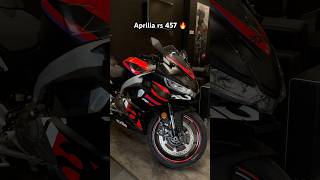 Aprilia rs 457 best in mid range 🔥 aprilia apriliars457 bikerider rider biker [upl. by Airod]