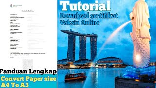 Cara Download Sertifikat Vaksinasi online Singapore dan check di Aplikasi Singpass [upl. by Suiddaht]