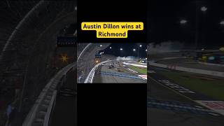 Austin Dillon wins at Richmond nascar shorts [upl. by Ellenuahs833]