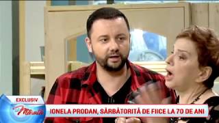 Ionela Prodan sarbatorita de fiice la 70 de ani [upl. by Erised]