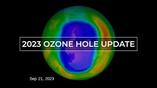 2023 Ozone Hole Update [upl. by Neerak]