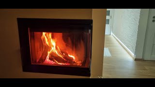 complete cleaning fireplace insert and chimney [upl. by Phillipe35]