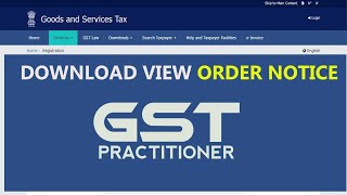 How to View or Download GST Query  Order Notice 2021 [upl. by Honan316]