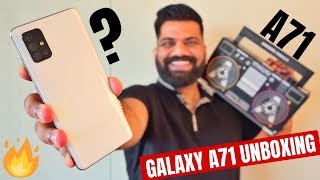 Samsung Galaxy A71 Unboxing amp First Look  Latest in Galaxy A Series  64MPSD730 4500mAh🔥🔥🔥 [upl. by Repard]