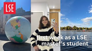 my first week as a masters student at the LSE weekly vlog 16 [upl. by Bevis]