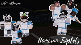 Ever hit 2 back to back to back homeruns in one game 😂  HCBB Asia League [upl. by Acirat]