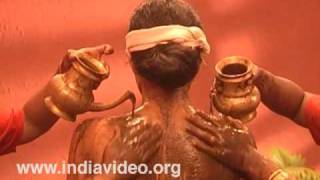 Ayurveda massage ayurvedic therapy Trisha Kerala [upl. by Yenrab]