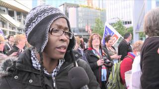 People power CUPE stands with Occupy Vancouver [upl. by Ytsirt238]