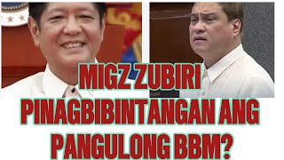 Migz Zubiri Pinagbibintangan Si Pangulong Bong Bong Marcos [upl. by Alauqahs]