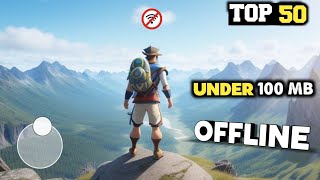 Top 50 Offline Games For Android 2024 HD Under 100 MB part2 [upl. by Esineg798]