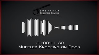 Muffled Knocking on Door  HQ Sound Effects [upl. by Betthezel773]