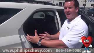 Phillips Chevrolet  2013 Chevy Equinox Backseat Adjustment Demonstration  Chicago New Car Dealer [upl. by Mauretta]