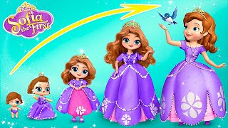 Princess Sofia the First Growing Up 30 DIYs for LOL OMG [upl. by Etnoed]