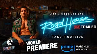 Jake Gyllenhaal beats the living s out of baddies in first Road House Trailer [upl. by Eerrehc16]