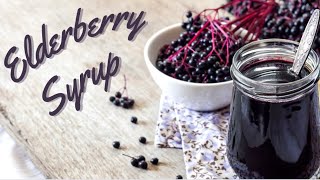 How to Make Potent Elderberry Syrup Just 4 Simple Ingredients [upl. by Eiralam]