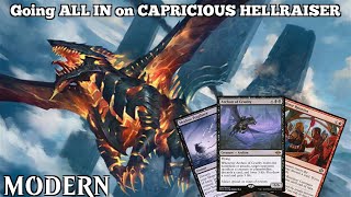 Going ALL IN on CAPRICIOUS HELLRAISER  Hellraiser Mogify  Modern  MTGO [upl. by Calendre314]