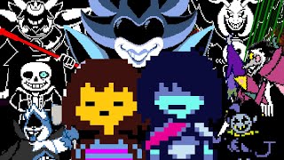 All Undertale and Deltarune FinalSecret Boss Themes [upl. by Asertal226]