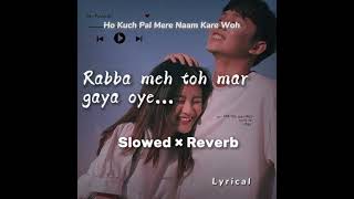 Rabba Main Toh Mar Gaya Oye  Lyrics  Slowed × Reverb  Shahid Mallya  Mausam  Lofi Song song [upl. by Nnylrahc]