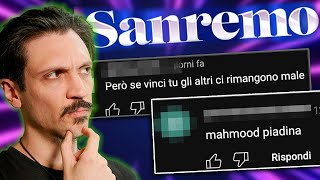 I PEGGIORI COMMENTI SOTTO I VIDEO DI SANREMO 2024 [upl. by Aynad]