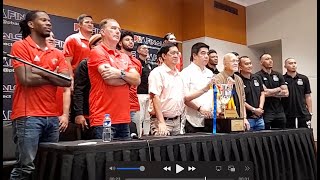 Walang kaibikaibigan dito Magnolia vs SMB 2024 PBA Commissioners Cup Finals press conference [upl. by Medor]